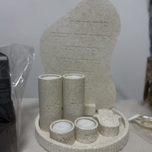 מעמד שבת 4 נרות וחמסה בצבע