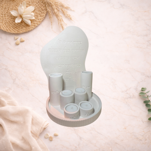 מעמד שבת מעוצב - להדלקת נרות, 6 נרות.