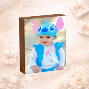 בלוק עץ מודפס 10×10 – זיכרון קטן עם משמעות גדולה