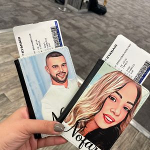 ✈️ כיסוי לדרכון בעיצוב אישי